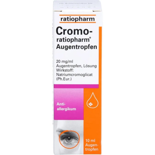 Терапія алергічного кон'юнктивіту Cromo Ratiopharm Augentropfen 10 мл