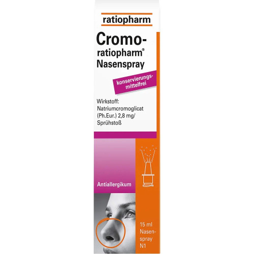 терапія алергічного риніту Cromo-ratiopharm Nasenspray 15 мл