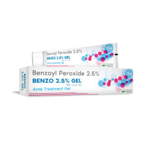 Benzo 2.5 Gel Benzoyl Peroxide гель від акне на основі 2.5 бензоїл пероксиду
