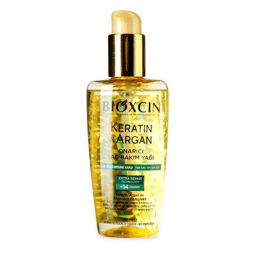 Олія для пошкодженого волосся Bioxcin Keratin & Argan Біоксин