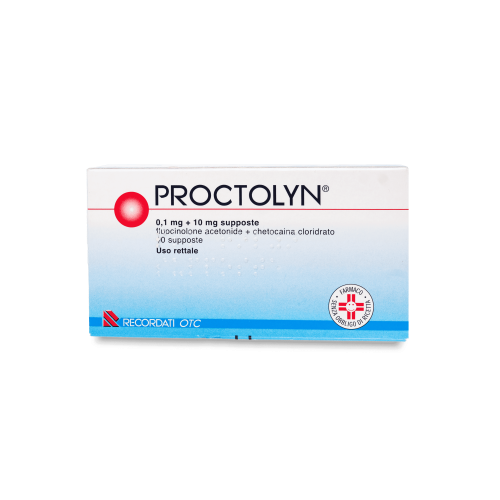 Свічки Proctolyn 0,1 мг + 10 мг Проктолін