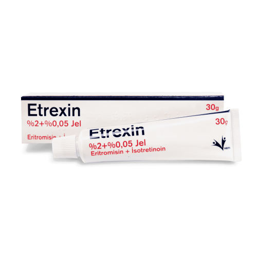 Etrexin Ізотрексін Munderm гель від вугрової висипки 2% + 0,05%, 30 г
