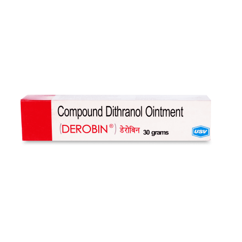 Derobin Compound Dithranol Ointment 30 г — мазь з дитранолом при псоріазі