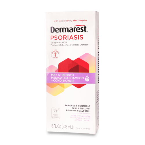 Шампунь против псориаза с салициловой кислотой Дермарест Dermarest 236 мл США