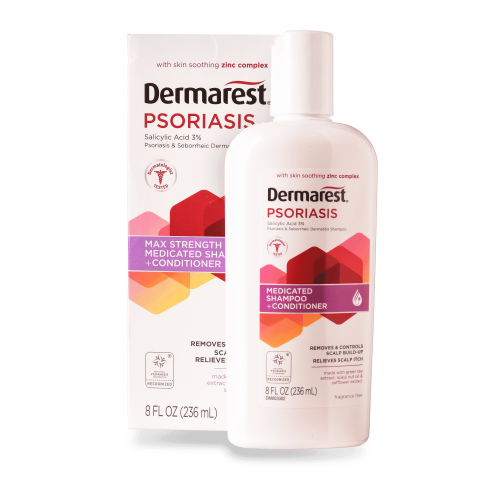 Шампунь против псориаза с салициловой кислотой Дермарест Dermarest 236 мл США