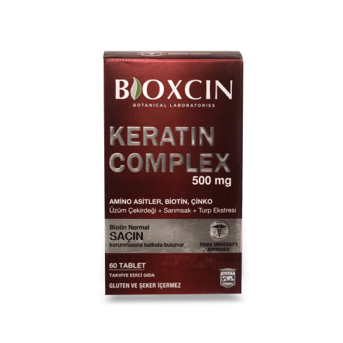 Кератиновий комплекс вітамінів Біоксин Bioxcin Keratin Complex Vitamin 60 таблеток 500 мг