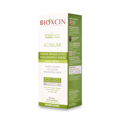 Bioxsine Acnium (эффективный крем для ухода за жирной и склонной к акне кожей)