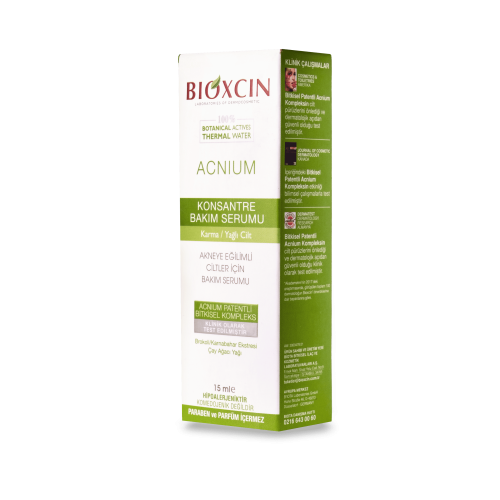 Bioxcin acnium (крем-сироватка для комбінованої та жирної шкіри)