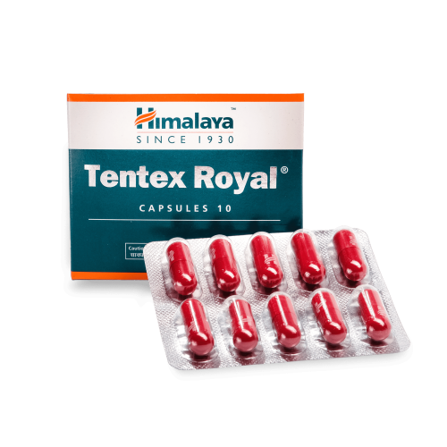 Tentex Royal Himalaya для чоловіків, для покращення ерекції, 10 капсул.