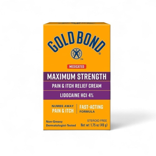 Крем для полегшення болю та свербіння Gold Bond Maximum Strength 49 г США
