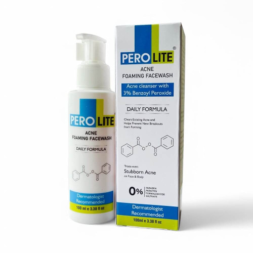 Гель для вмивання перекис бензоїлу Perolite 3% acne facewash 100 мл 