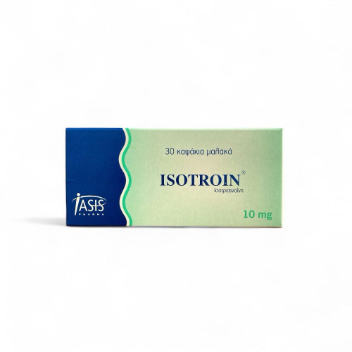 Ізотрети-ноїн Isotroin 10мг Роак-кутан Акне-трент Європа