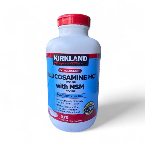 Kirkland глюкозамін з МСМ для суглобів і сухожилля 375 шт США