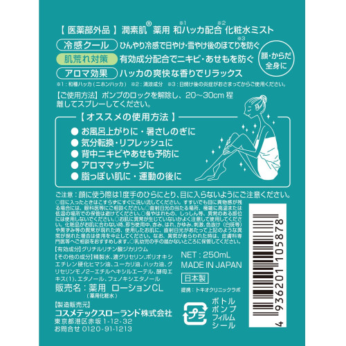 Тригер-спрей з японською м’ятою Japanese Peppermint Water Mist