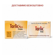 Комплекс Tarlic Max Cream + Tarlic Soap — очищення та локальний догляд при лущенні