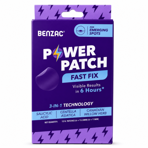 Benzac Power Patch Fast Fix патчі від висипань із саліциловою кислотою, 12 шт Benzac Power Patch Fast Fix патчі від висипань із саліциловою кислотою, 12 шт