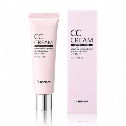Тональный CC-крем для лица с SPF 38 Dr.HEDISON CC Cream Natural Skin, 50 мл Тональный CC-крем для лица с SPF 38 Dr.HEDISON CC Cream Natural Skin, 50 мл