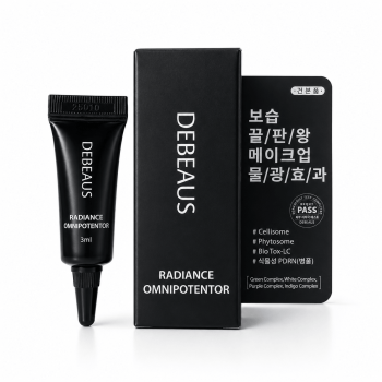 Увлажняющая сыворотка для лица с растительным PDRN и эффектом сияния DEBEAUS Radiance Omnipotentor, 3 мл