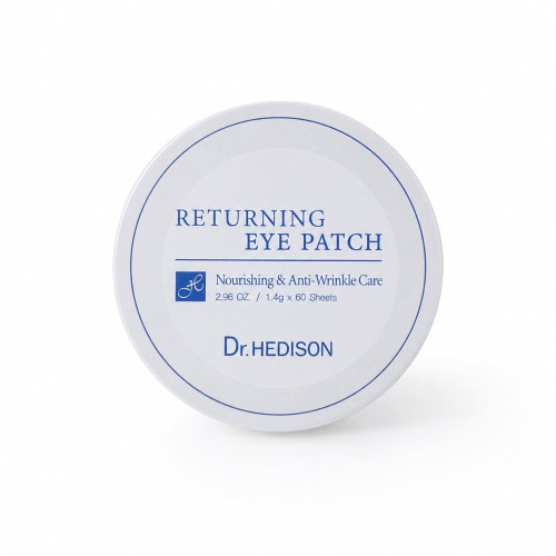 Гидрогелевые патчи под глаза с пептидами и золотом Dr.HEDISON Returning Eye Patch, 60 шт Гидрогелевые патчи под глаза с пептидами и золотом Dr.HEDISON Returning Eye Patch, 60 шт