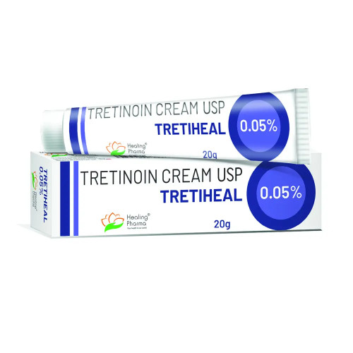 Tretinoin Cream USP Tretiheal 0.05% 20 г – Крем з третиноїном для догляду за шкірою