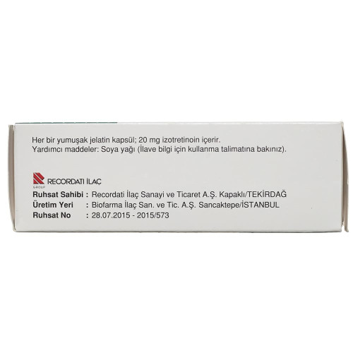 Aknetrent Акнетрент 20 mg Roaccutan