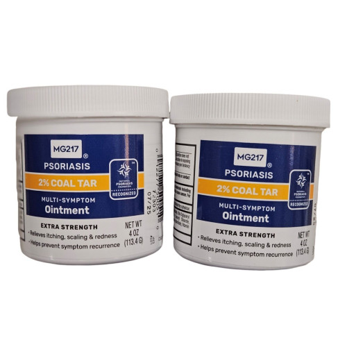 Мазь від псоріазу та себореї MG217 Psoriasis Ointment 2% Coal Tar 113.4 г