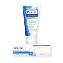 Посилений комплекс від вугрів крем для вмивання PanOxyl 4% і гель Cutacnyl 10%