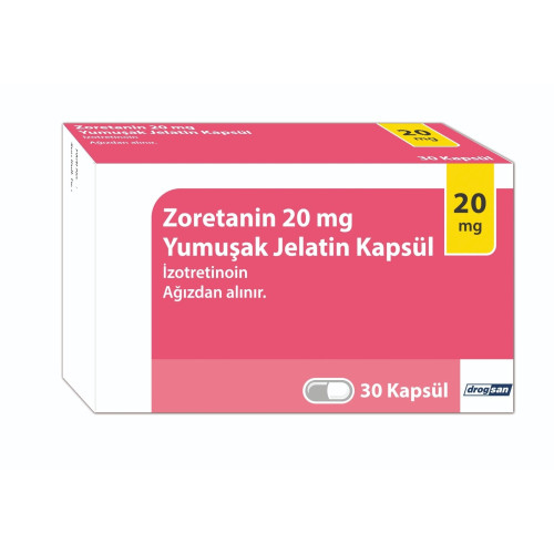 Зоретанин изотретиноин Zoretanin Roaccutane 20 мг